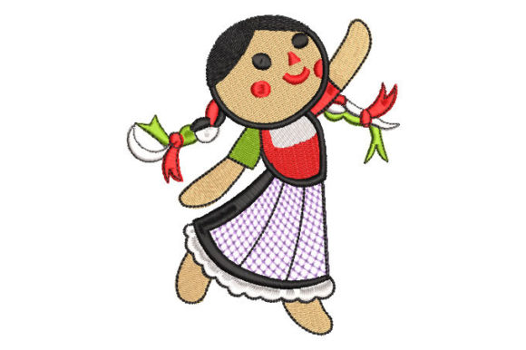 Child Doll with Dress: A Holiday Embroidery Review