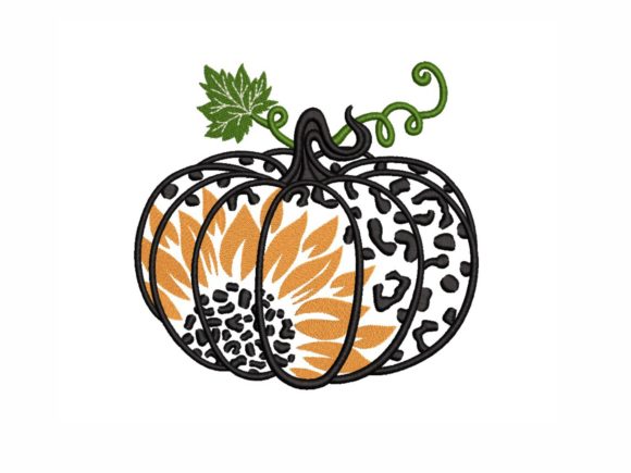 Leopard Pumpkin: A Designer’s Review for Modern Holiday Embroidery