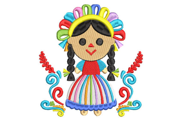 Mexican Lele Doll with Flowers Embroidery Review