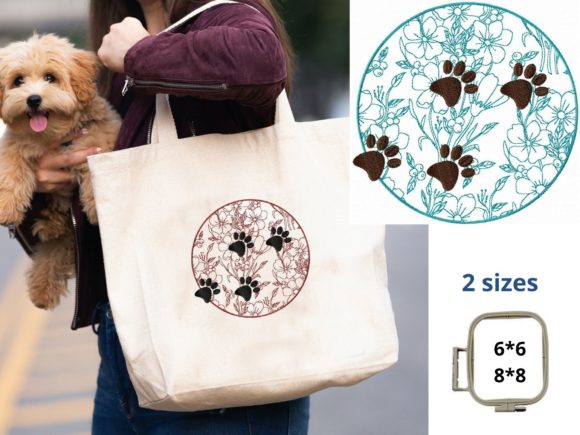 Paw Print Floral Circle: A Designer’s Review