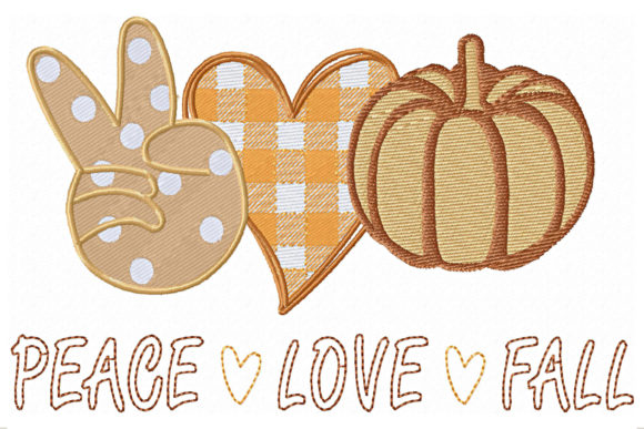 Peace Love Fall Heart and Pumpkin Review