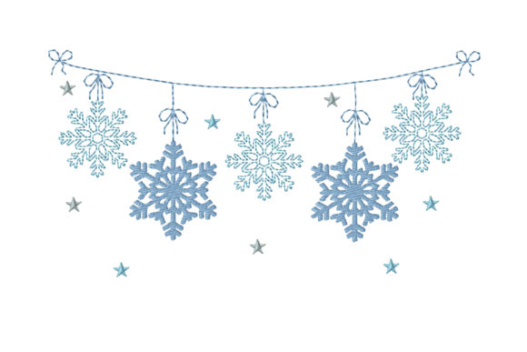 Reviewing Garland with Snowflakes for Christmas