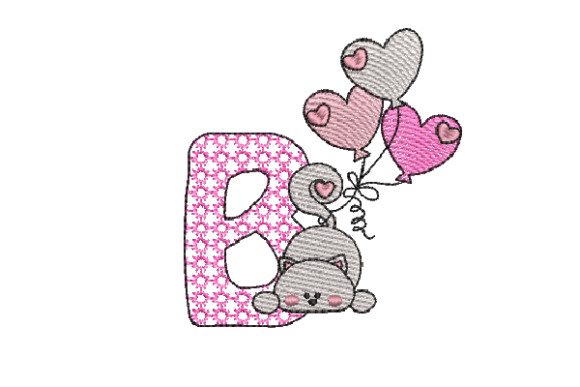 Reviewing Letter B Cat Sketch for Gifts