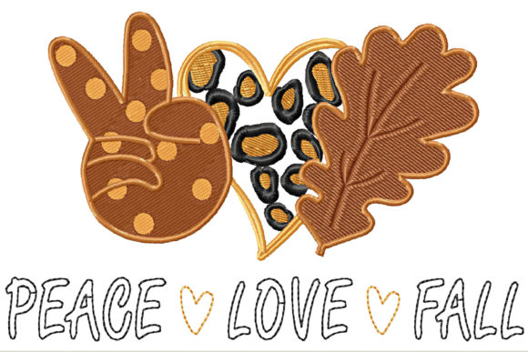 Reviewing Peace Love Fall Leopard Heart and Leaf